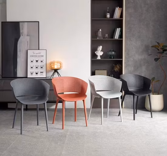 Cadeira de plástico Cadeira de jantar engrossada Mesa de livros para uso doméstico e Cadeira Cadeira de jantar