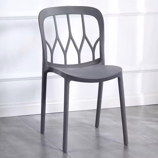 Cadeira de Lazer Móveis de Jantar de Plástico Sala de Estar Banquete Restaurante Cadeira de Bar